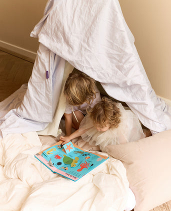 Kinder Bettwäsche Set Ägyptische Baumwolle Perkal 400TC Chalk White - Petit Hôtel Kinder Bettwäsche Set Ägyptische Baumwolle Perkal 400TC Chalk White - Petit Hôtel