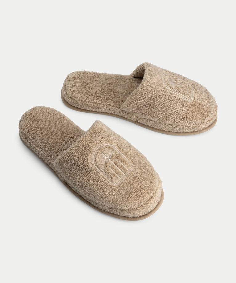 Luxe sloffen | Latte