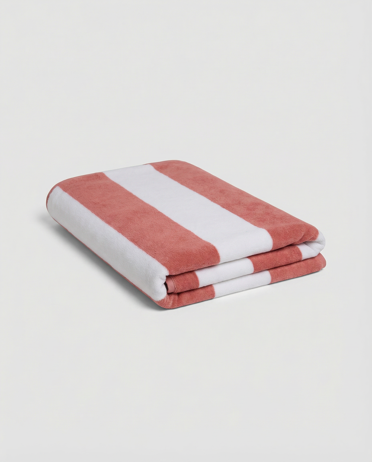 Hotel-Strandtuch Faded Coral 100x180 cm