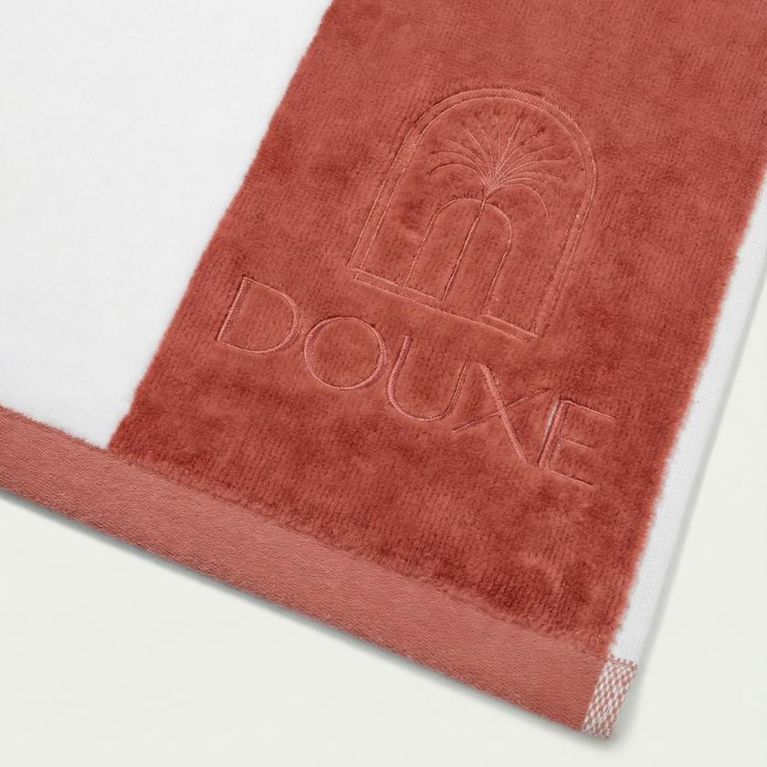 DOUXE Hotel Strandtuch Faded Coral 100x180 cm