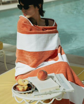 DOUXE Hotel Strandtuch Faded Coral 100x180 cm DOUXE Hotel Strandtuch Faded Coral 100x180 cm