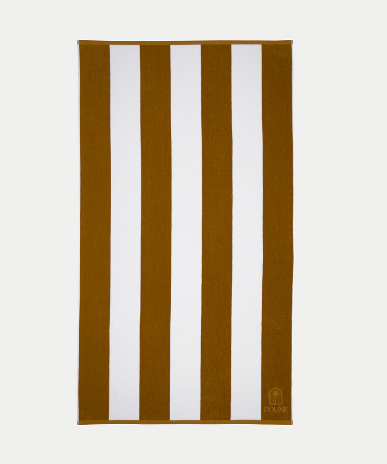 DOUXE Hotel Strandtuch Mustard 100x180 cm