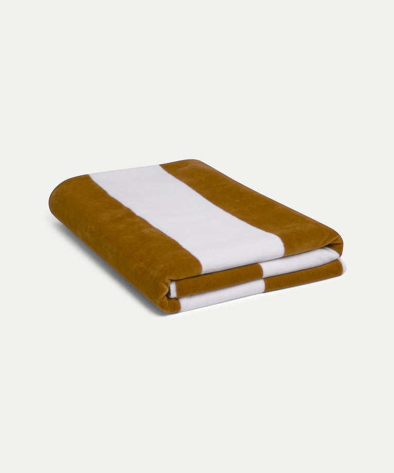 DOUXE Hotel Strandtuch Mustard 100x180 cm
