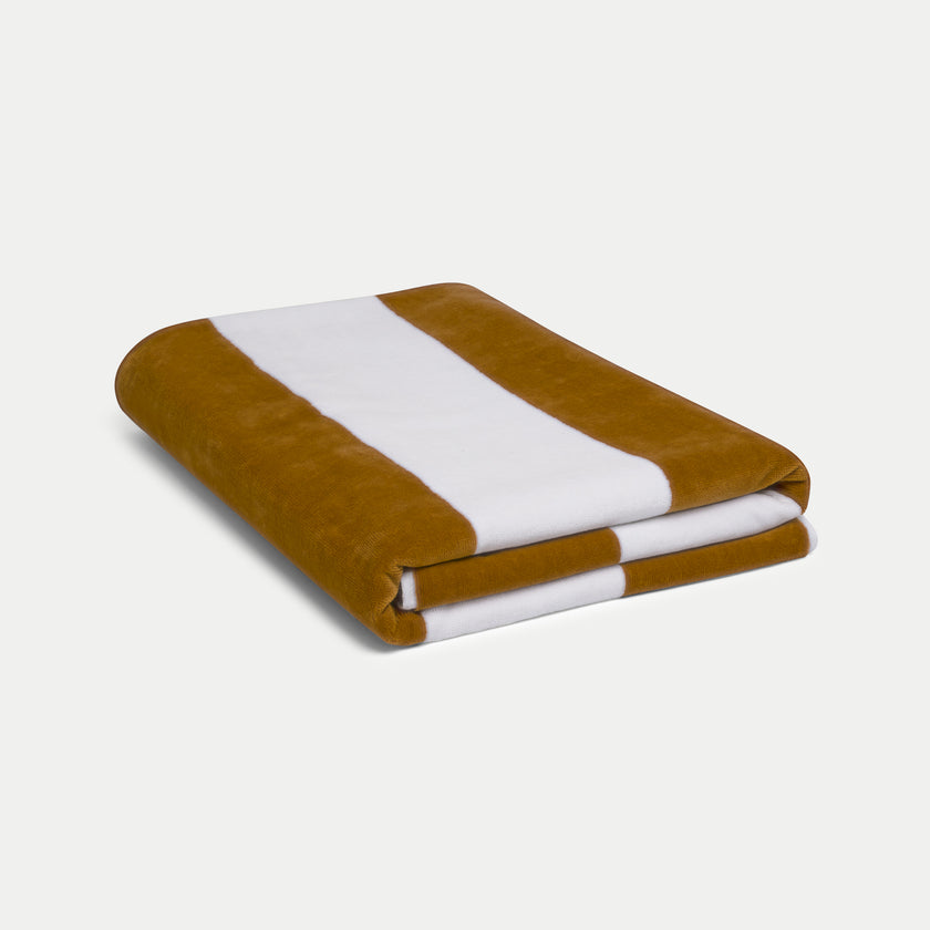 DOUXE Hotel Strandtuch Mustard 100x180 cm