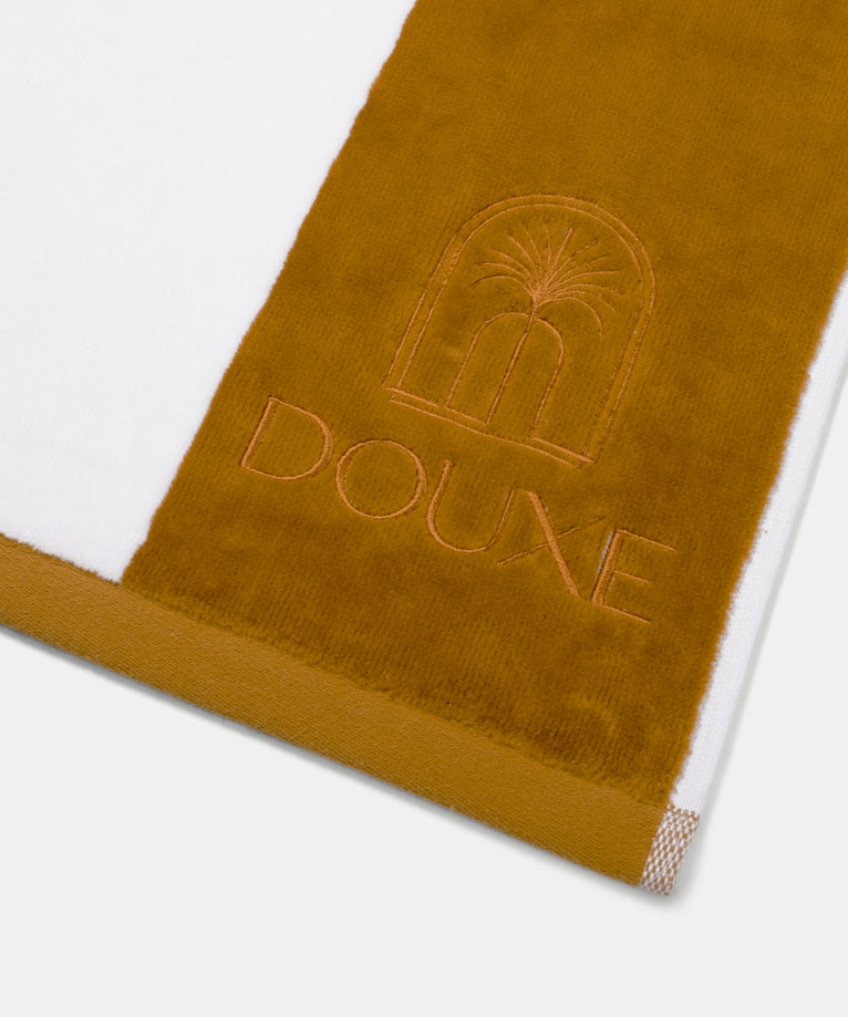 DOUXE Hotel Strandtuch Mustard 100x180 cm