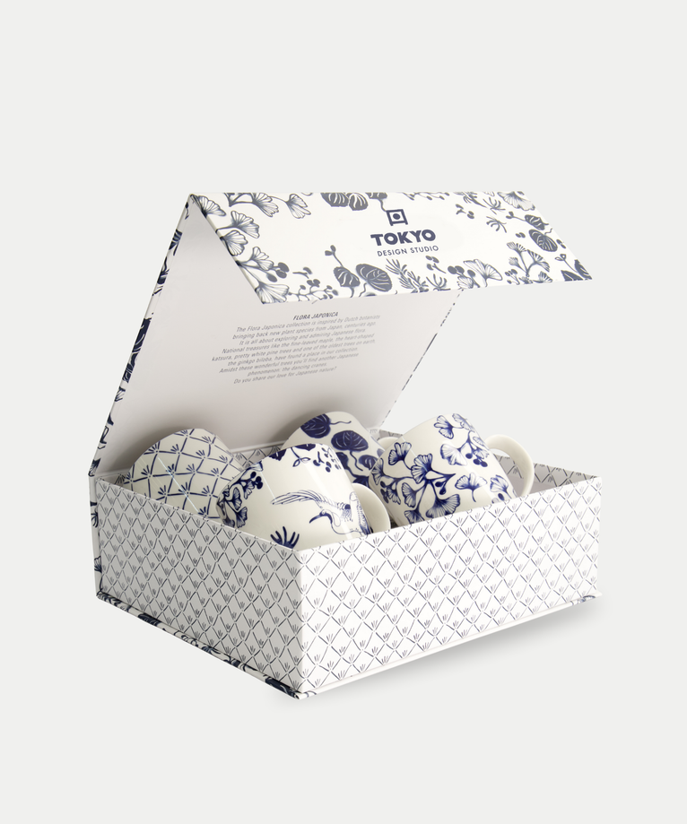 Tokyo Design Studio – Flora Japonica Tassen-Set (4-teilig)