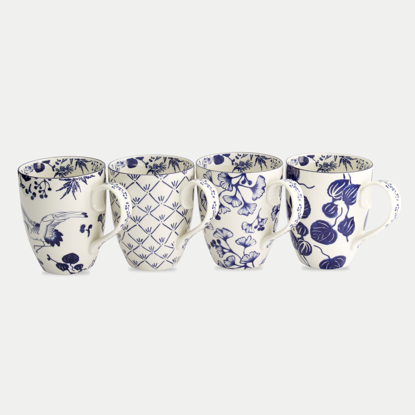 Tokyo Design Studio – Flora Japonica Tassen-Set (4-teilig)