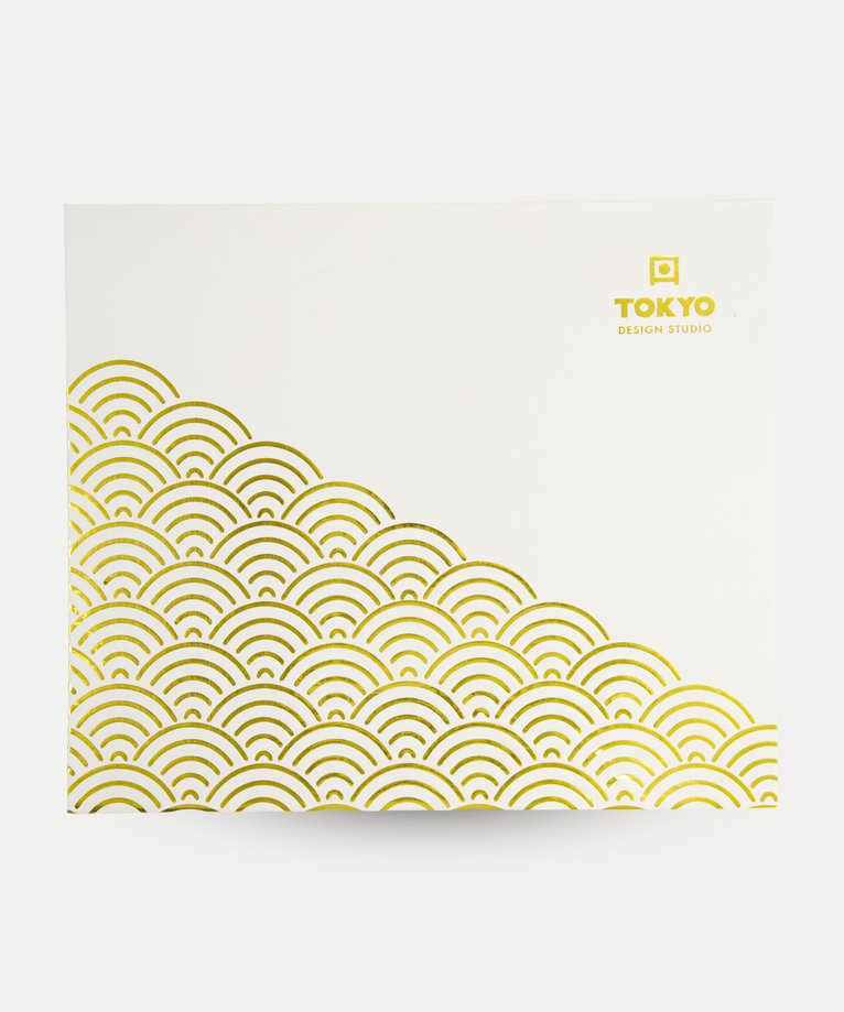 Tokyo Design Studio – Nippon White Gold Rim Tassen-Set (4-teilig)