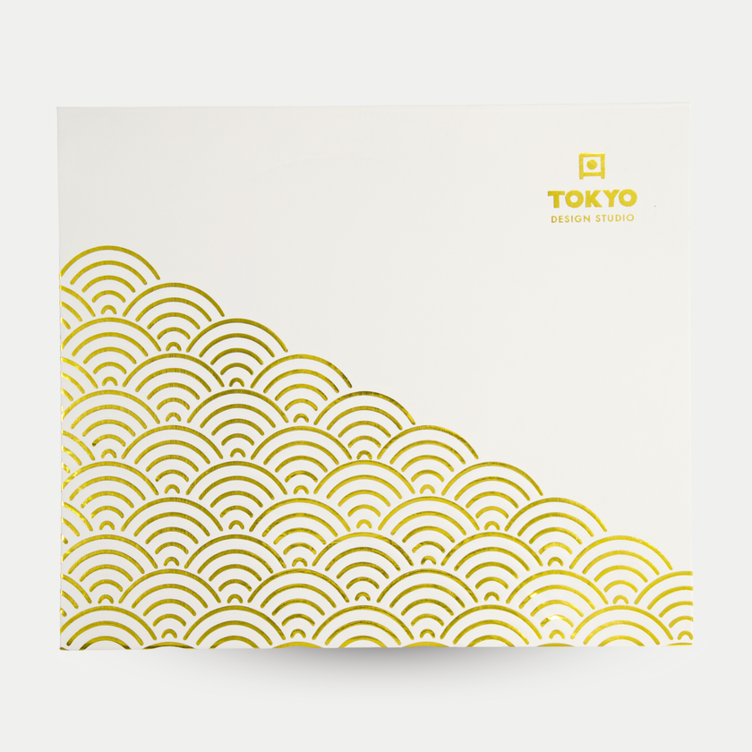 Tokyo Design Studio – Nippon White Gold Rim Tassen-Set (4-teilig)