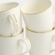 Tokyo Design Studio – Nippon White Gold Rim Tassen-Set (4-teilig)