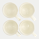 Tokyo Design Studio – Nippon White Gold Rim Tassen-Set (4-teilig)
