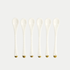 Tokyo Design Studio – Nippon White Gold Rim Tassen- und Untertassen-Set Star Lines (8-teilig)