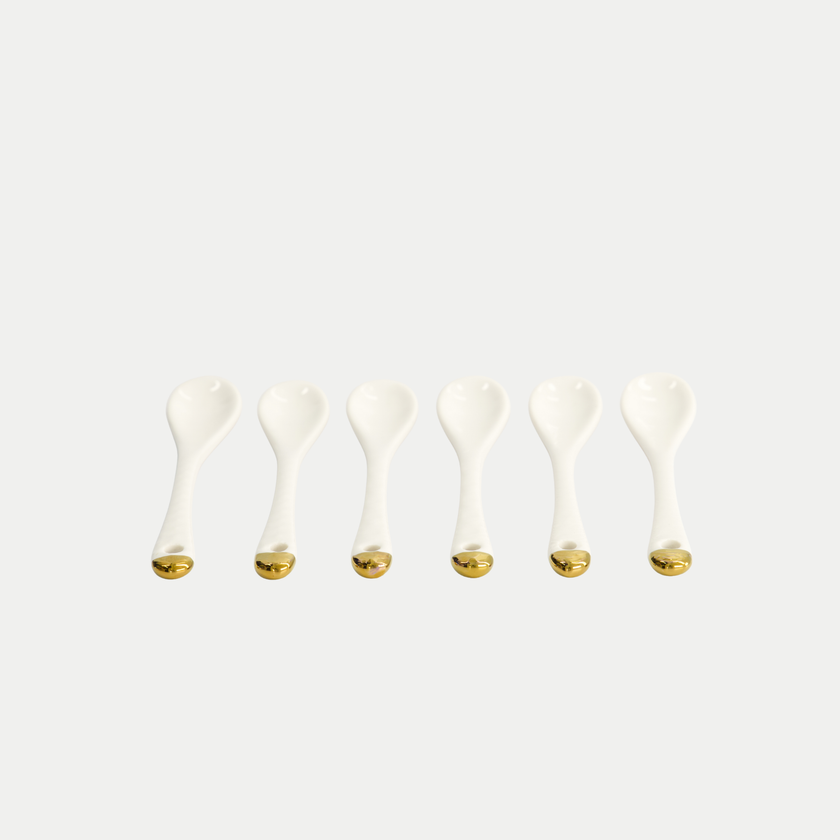 Tokyo Design Studio – Nippon White Gold Rim Tassen- und Untertassen-Set Star Lines (8-teilig)