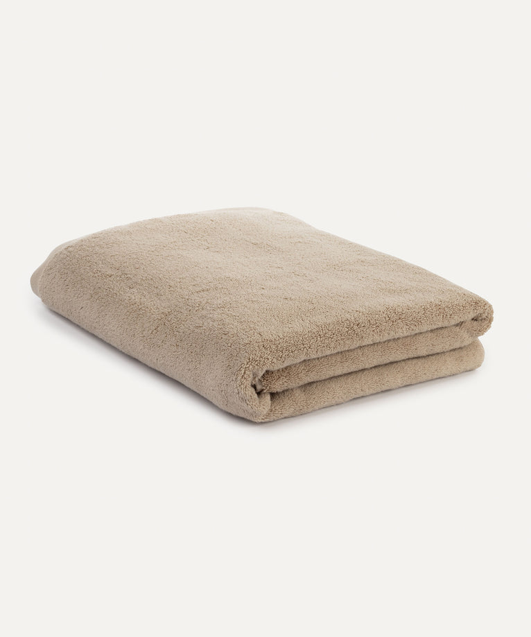 Handdoek zero-twist katoen 100x180 cm | Latte