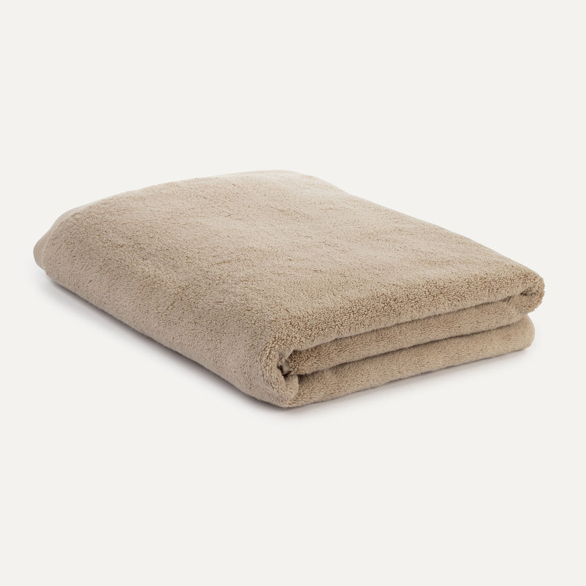 Handdoek zero-twist katoen 100x180 cm | Latte