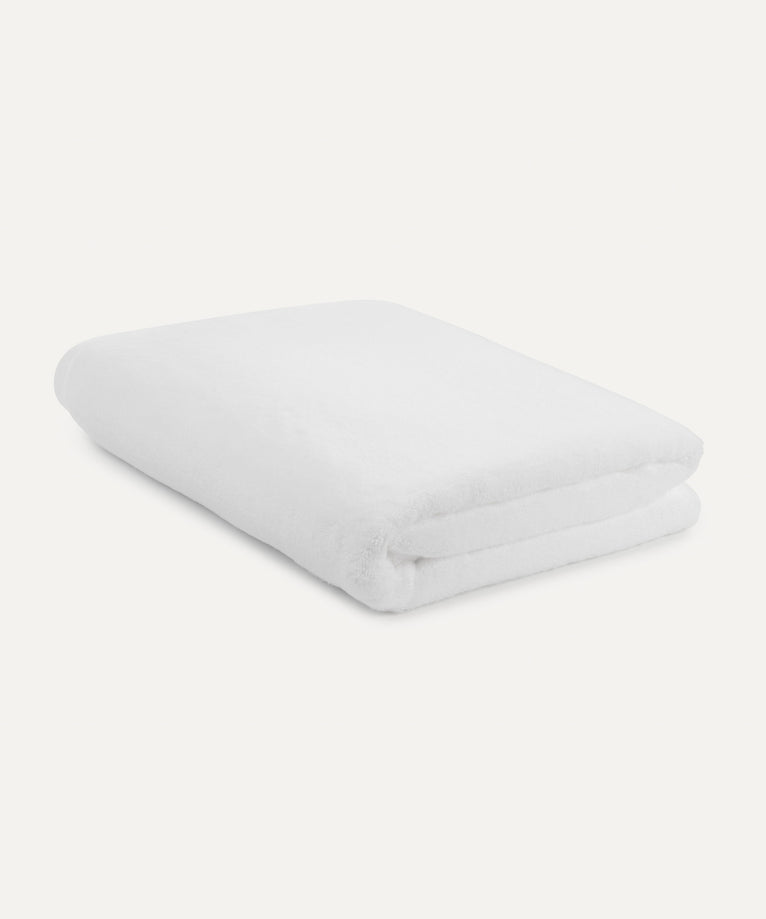Handdoek zero-twist katoen 100x180 cm | Wit
