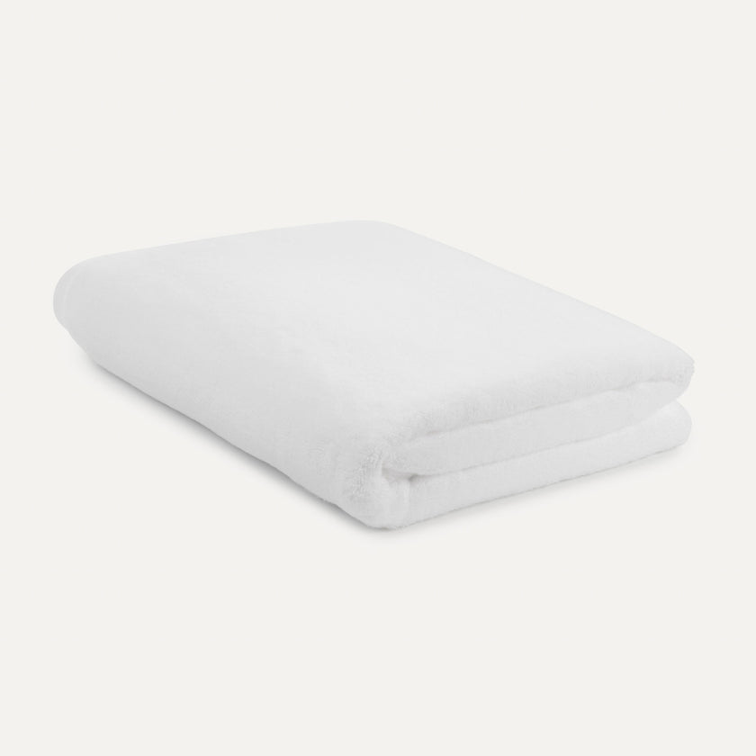Handdoek zero-twist katoen 100x180 cm | Wit