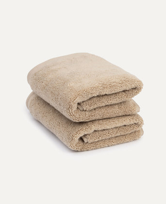 Gästehandtücher zero-twist baumwolle 40x60 cm (2 st.) | Latte Gästehandtücher zero-twist baumwolle 40x60 cm (2 st.) | Latte