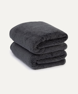 Handtücher zero-twist Baumwolle 50x100 cm (2 st.) | Anthrazit Handtücher zero-twist Baumwolle 50x100 cm (2 st.) | Anthrazit