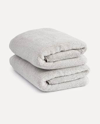 Handtücher zero-twist Baumwolle 50x100 cm (2 st.) | Silbergrau Handtücher zero-twist Baumwolle 50x100 cm (2 st.) | Silbergrau