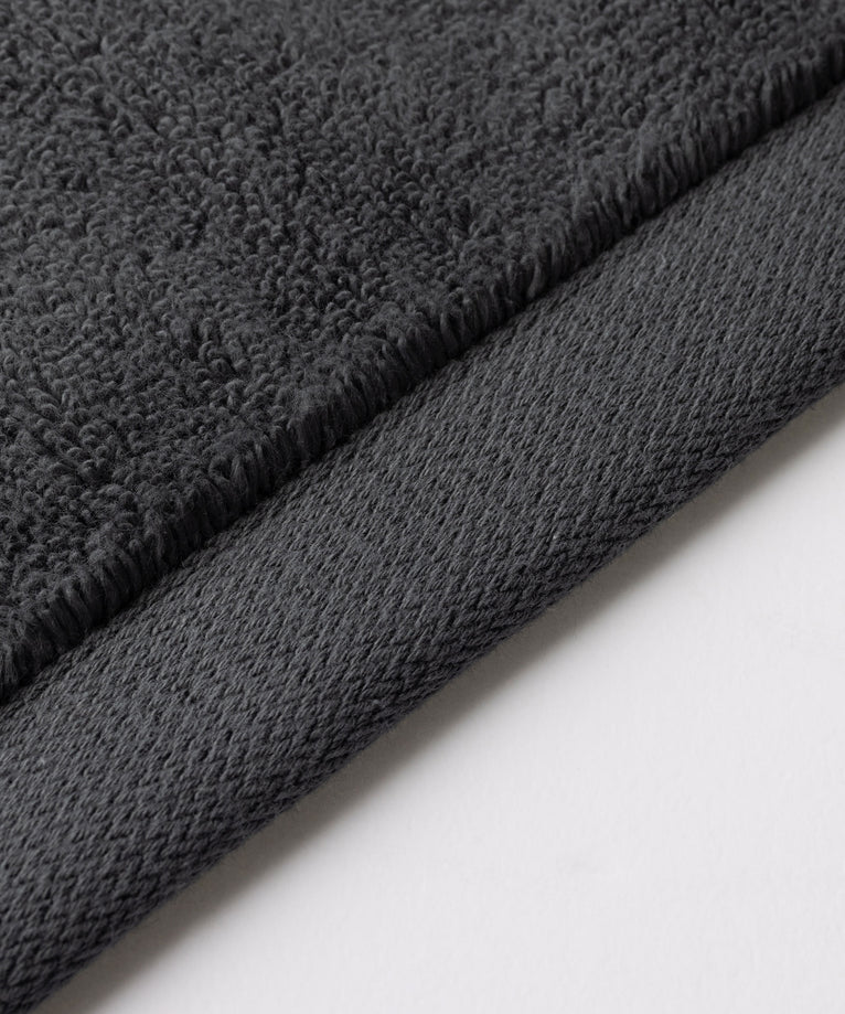 Gastendoekje zero-twist katoen 30x30 cm (4 st.) | Antraciet