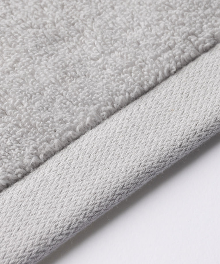 Handdoek zero-twist katoen 100x180 cm | Zilvergrijs