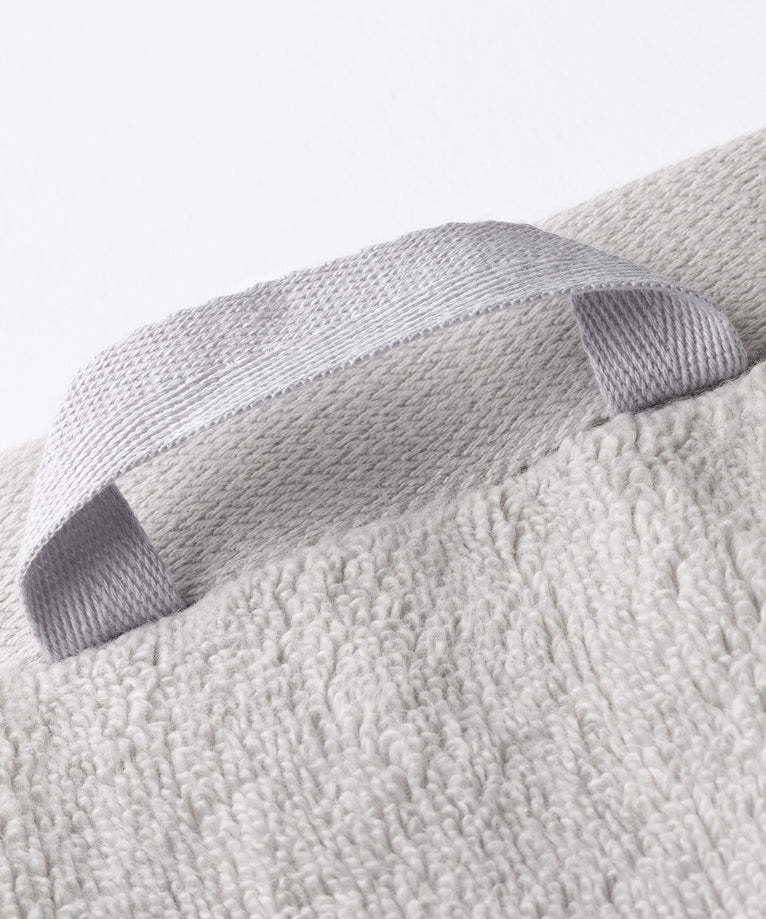 Handdoek zero-twist katoen 100x180 cm | Zilvergrijs