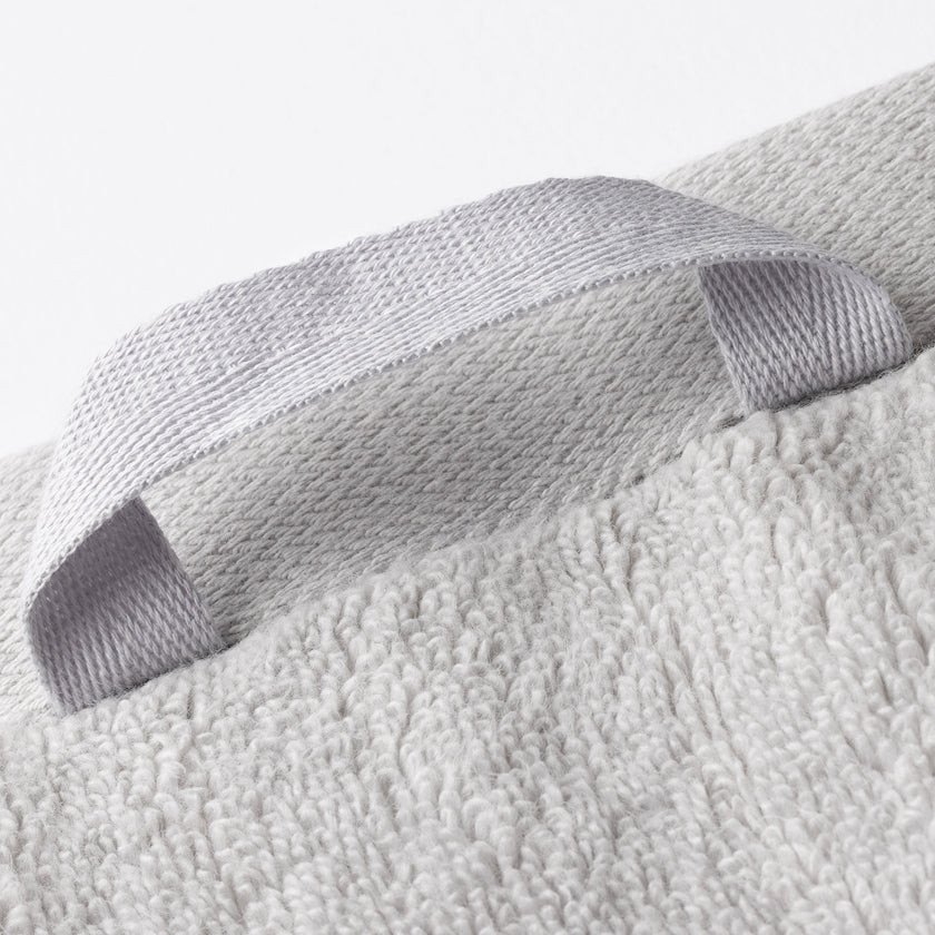 Handdoek zero-twist katoen 100x180 cm | Zilvergrijs