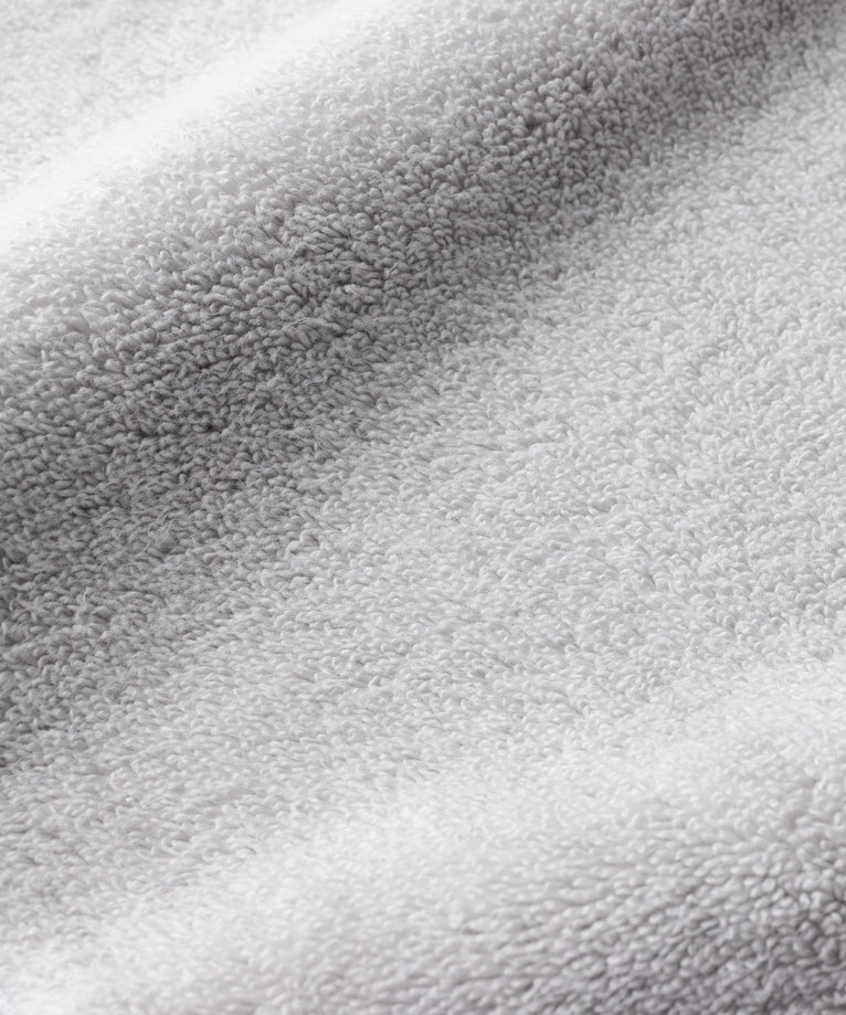 Handdoek zero-twist katoen 100x180 cm | Zilvergrijs