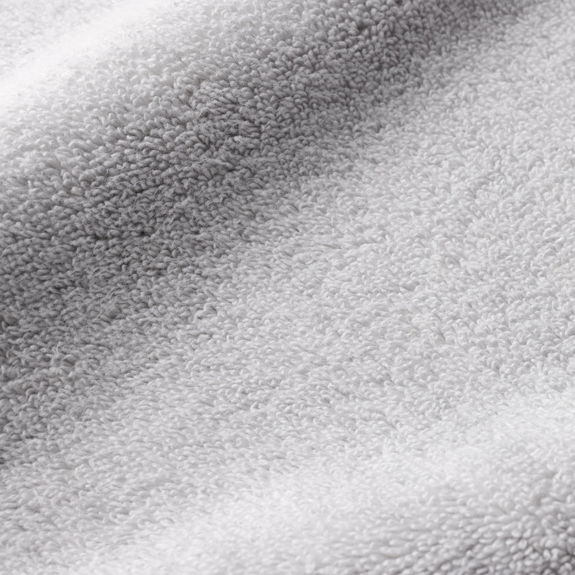 Handdoek zero-twist katoen 100x180 cm | Zilvergrijs