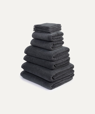 Handtuchset Spa Komplett (10 st.) | Anthrazit Handtuchset Spa Komplett (10 st.) | Anthrazit