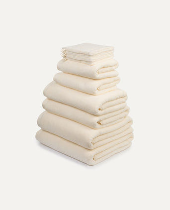 Handtuchset Spa Komplett (10 st.) | Cream Handtuchset Spa Komplett (10 st.) | Cream