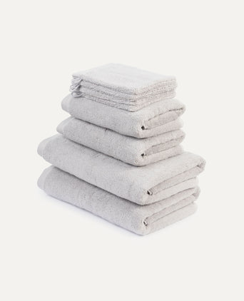 Handtuchset Deluxe (8 st.) | Silbergrau Handtuchset Deluxe (8 st.) | Silbergrau