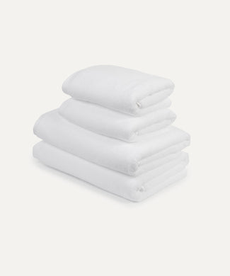 Handtuchset Essential (4 st.) | Weiß Handtuchset Essential (4 st.) | Weiß
