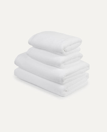 Handtuchset Essential (4 st.) | Weiß Handtuchset Essential (4 st.) | Weiß