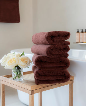 Handtuchset Essential (4 st.) | Chestnut Handtuchset Essential (4 st.) | Chestnut