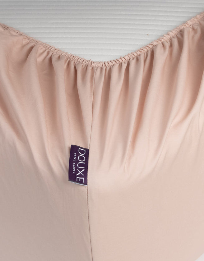 Kinder Spannbettlaken Ägyptische Baumwolle Perkal 400TC Blush Pink - Petit Hôtel