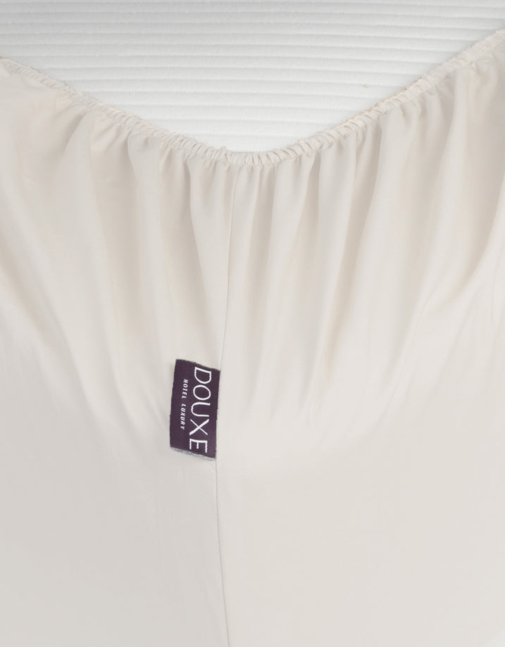 Bettwäsche Set & Spannbettlaken aus Perkal | Chalk White