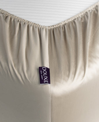 Spannbettlaken Ägyptische Baumwolle Satin 400TC | Champagne Spannbetttuch Ägyptische Baumwolle Satin Champagne