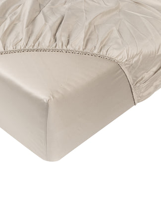 Spannbettlaken Ägyptische Baumwolle Satin 400TC | Champagne Spannbetttuch Ägyptische Baumwolle Satin Champagne
