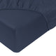 Spannbettlaken ägyptische Baumwolle Satin 400TC | Harbour Blue | Outlet