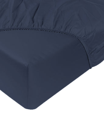 Spannbettlaken Ägyptische Baumwolle Satin 400TC | Harbour Blue | Outlet Spannbettlaken Ägyptische Baumwolle Satin 400TC | Harbour Blue | Outlet