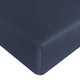Spannbettlaken ägyptische Baumwolle Satin 400TC | Harbour Blue | Outlet