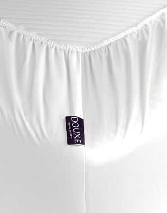 Spannbettlaken Ägyptische Baumwolle Satin 400TC | Weiß Spannbettlaken Ägyptische Baumwolle Satin 400TC | Weiß