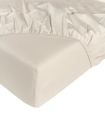 Spannbettlaken Ägyptische Baumwolle Satin 400TC | Cream | Outlet Spannbettlaken Ägyptische Baumwolle Satin 400TC | Cream | Outlet