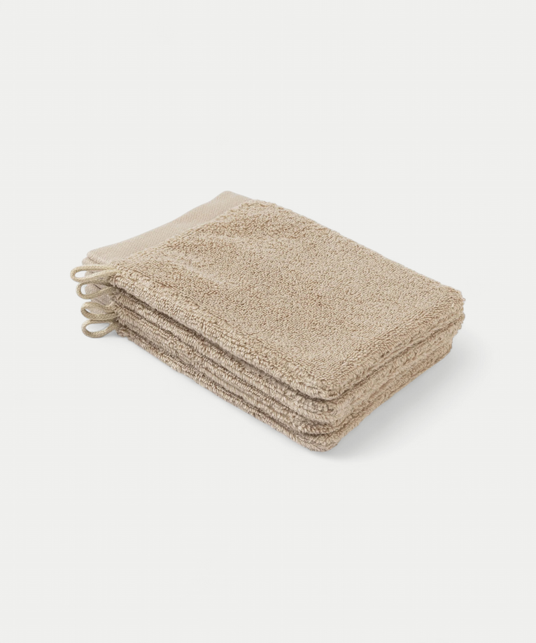 Washandje Latte 16x21 cm | 4 stuks