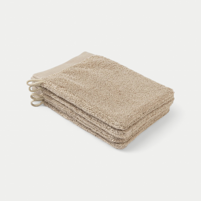 Washandje Latte 16x21 cm | 4 stuks