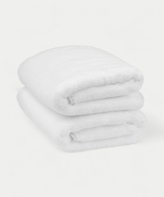 Handdoek zero-twist katoen 50x100 cm (2 st.) | Wit {{Alt-tekst bouwer.text}}