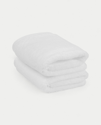 Gästehandtuch Zero-Twist-Baumwolle 40x60 cm (2 Stk.) | Weiß Gästehandtuch Zero-Twist-Baumwolle 40x60 cm (2 Stk.) | Weiß