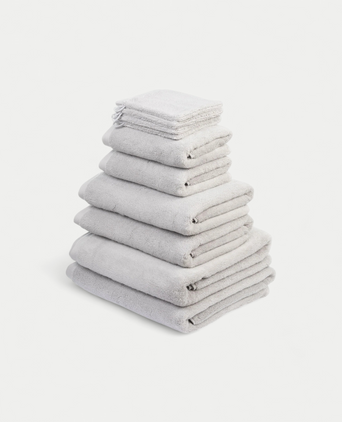 Handdoekset Spa Compleet (10 st.) | Zilvergrijs Handdoekset Spa Compleet (10 st.) | Zilvergrijs